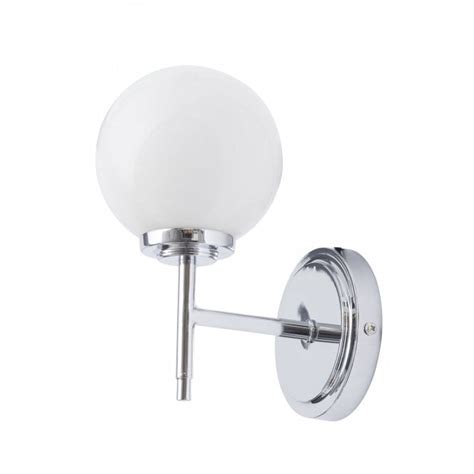 Forum Lighting Spa 31306 Chr Porto Single Light Bathroom Wall Fitting In Polished Chrome Finish