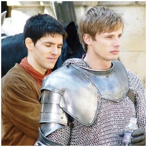 Colin Bradley Bradley James Merlin Colin Morgan Merlin And Arthur