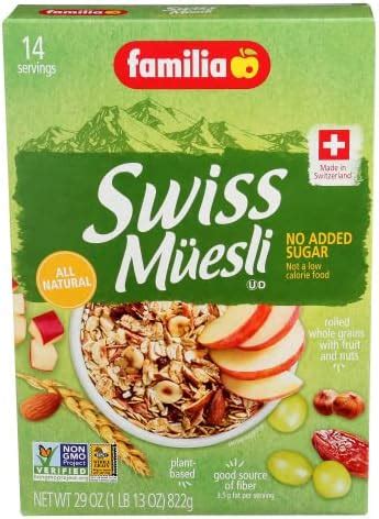 Amazon Familia Swiss Muesli Cereal 2 X 29oz Multipack No Added