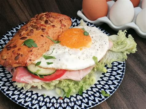 Broodje Gebakken Ei Lekker Tafelen