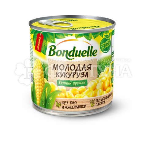 Кукуруза BONDUELLE 425 мл молодая купить в интернет-магазине Фортуна