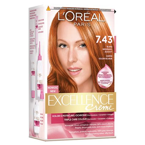 L Oréal Paris Excellence Creme Hair dye 7 43 copper golden blond