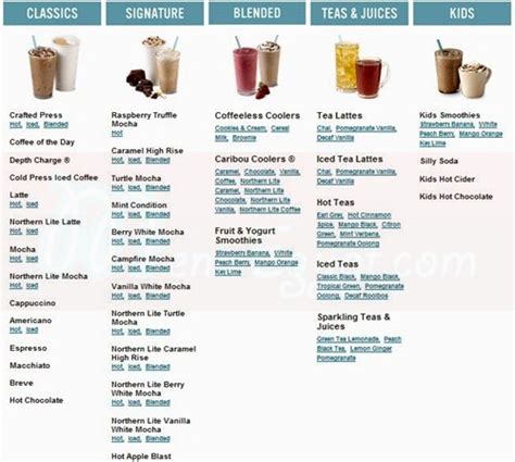 Menu delivery - hotline - Caribou Coffee | منيو ورقم مطعم كريبو كوفي | Egypt