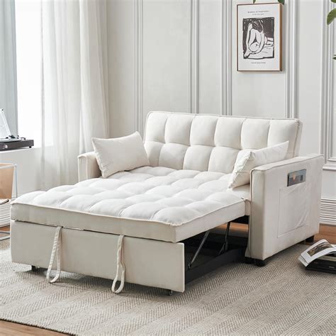 Eifizek Sofá cama convertible 3 en 1 moderno sofá cama extraíble con