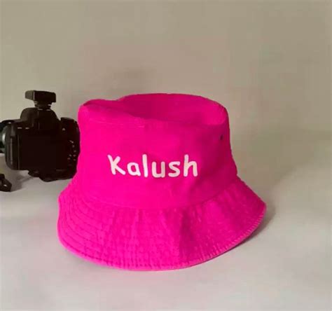 FLUORESCENT Pink Hat Ukraine Winner Hat Eurovision 2022 Hat Kalush