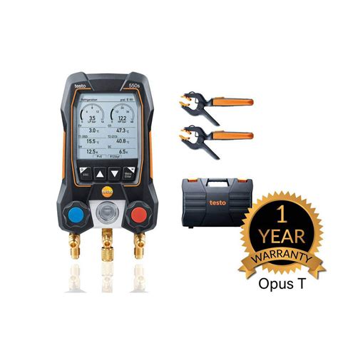 Testo 550s Smart Kit Smart Digital Manifold With Wireless Clamp