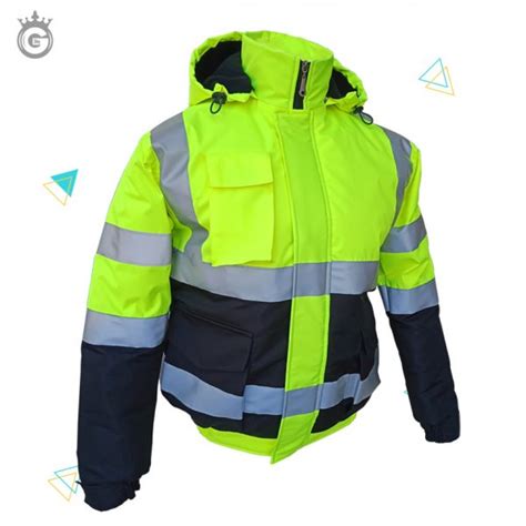 Contoh Desain Jaket Safety Kuning Freeport Konveksi Bandung