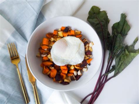 Roasted Root Vegetable Hash And Eggs Figs And Flour