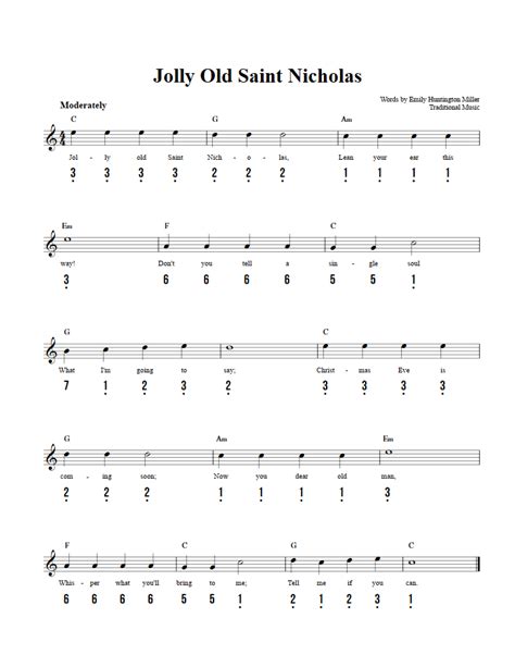 We Wish You A Merry Christmas Kalimba Sheet Music