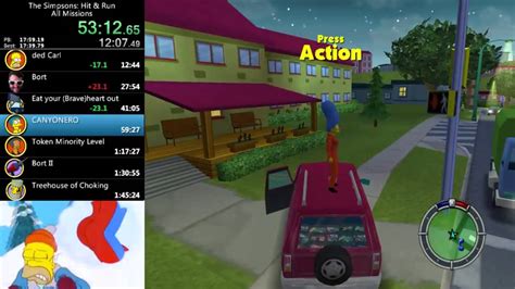 The Simpsons Hit Run All Missions Story Speedrun Youtube