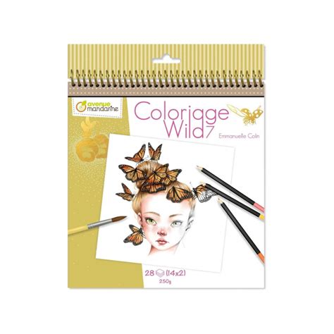 Carnet De Coloriage Avenue Mandarine WILD