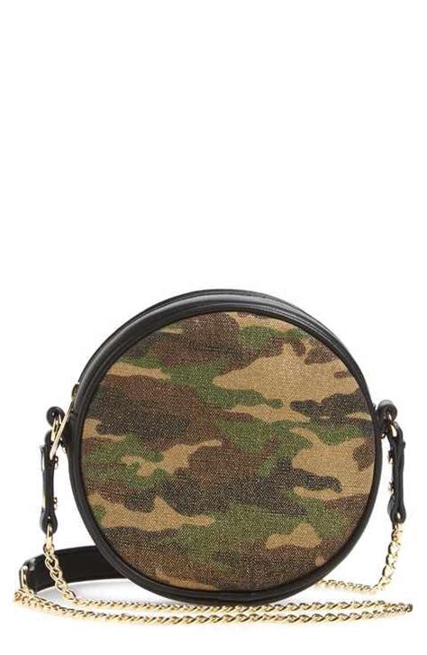 Mali Lili Camouflage Vegan Leather Canteen Crossbody Bag Crossbody