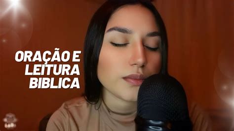 ASMR CRISTÃO Oração e leitura bíblica para dormir abençoado e