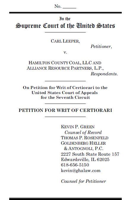 GHA files Petition for Writ of Certiorari in United States Supreme ...