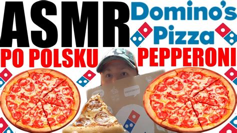 Asmr Po Polsku Pizza Dominos Pepperoni D Wi Ki Jedzenia Domino S Pizza