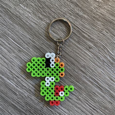 Super Mario Bros Perler Beads Keychain Zipper Pull Handmade Fast And Free Shipping Etsy Canada