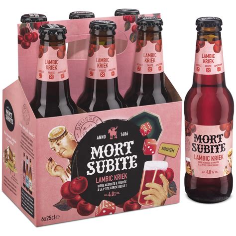 Bi Re Lambic Kriek Aromatis E Cerise Mort Subite Le Pack De