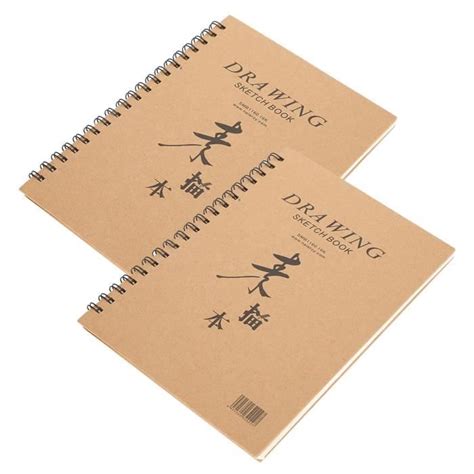 Omabeta Livre De Croquis De Dessin 2pcs Carnet De Croquis Vierge