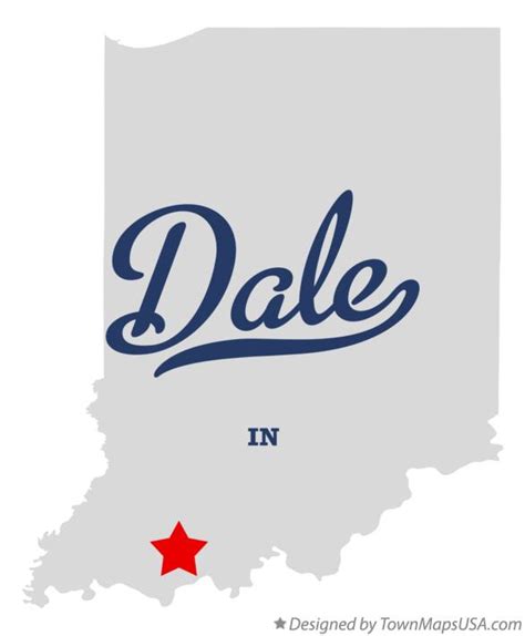 Map of Dale, IN, Indiana