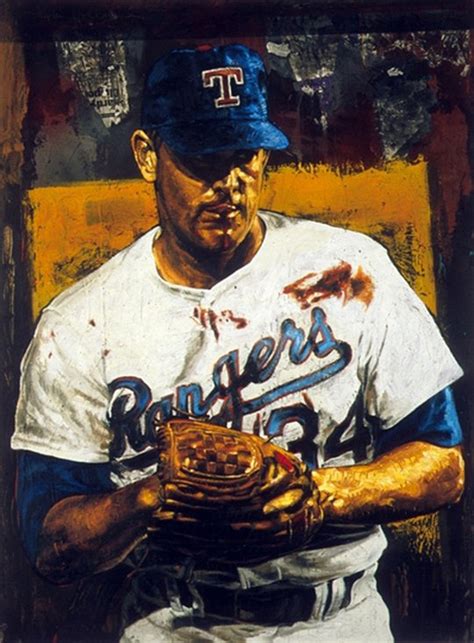 Bloody Nolan Ryan Texas Rangers San Francisco Art Exchange