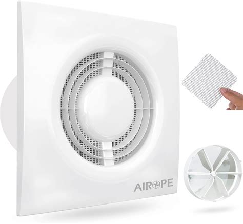 Airope AC 100 Mm Ventilateur Extracteur D Air Avec Clapet Anti Retour