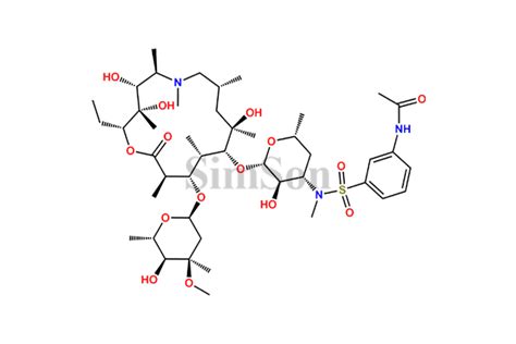 Azithromycin EP Impurity H CAS No 612069 30 4 Simson Pharma Limited