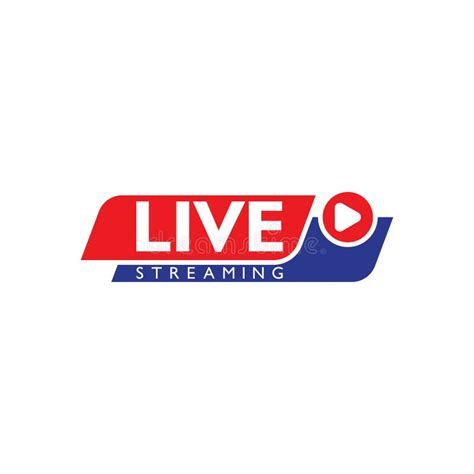 Live Stream Logo Design. Vector Illustration Stock Vector ...