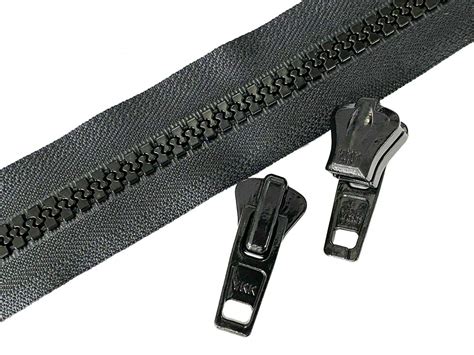 Buy YKK 10 Heavy Duty Vislon Molded Zipper Chain 5 Yards And 2 10