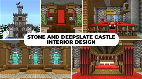 Minecraft 119 Stone And Deepslate Brick Castle Tutorial 5 Interior