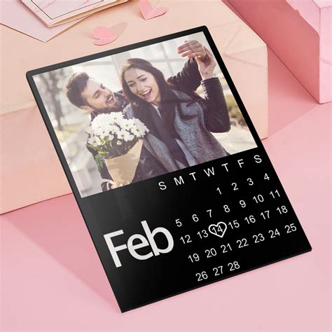 Plaque Calendrier Personnalisable Avec Photo Cadeau Anniversaire Photo