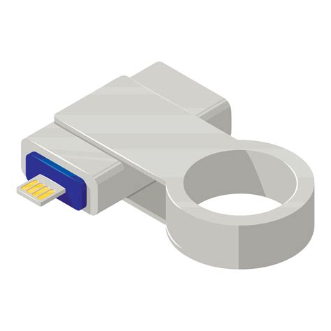 key connector icon isometric style  vector art  vecteezy