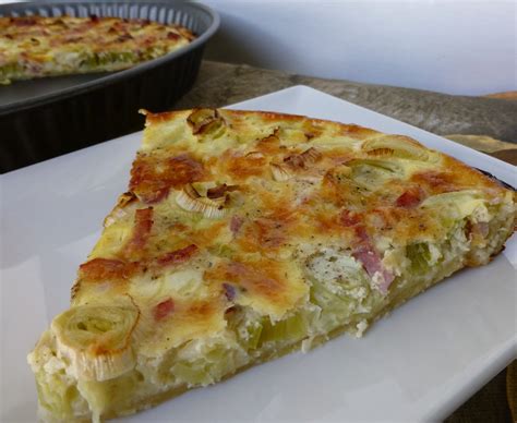 Las cerezas blancas QUICHE DE PUERROS Y BACÓN