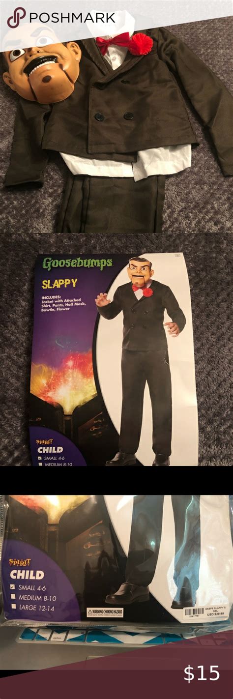 Child 4-6 Goosebumps Slappy Halloween Costume in 2022 | Slappy costume ...