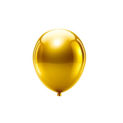 Golden Balloons On Transparent Background Png