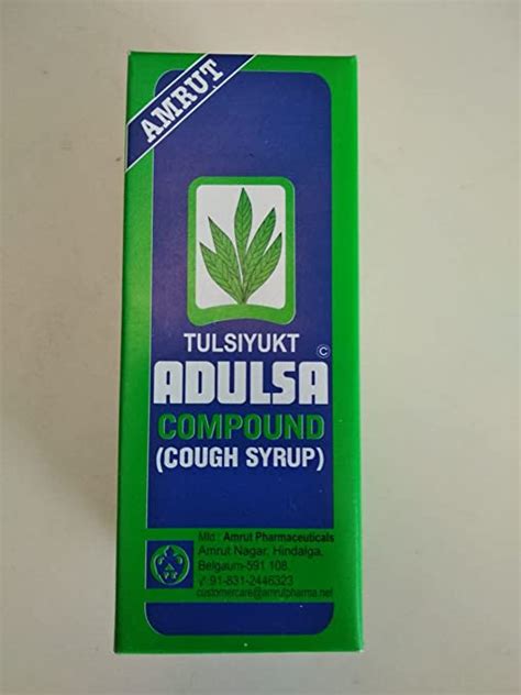 Adulsa Cough Syrup Ml Vijay Ayurveda Pharmacy