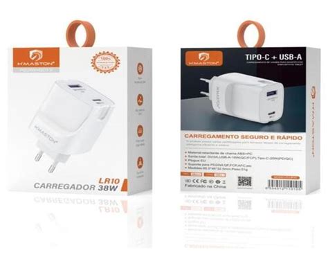 Comprar Fonte USB E USB C Turbo 38W LR 10 Hmaston R 15 00 JUNTO