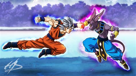 Goku UI Vs Beerus by hirus4drawing on DeviantArt