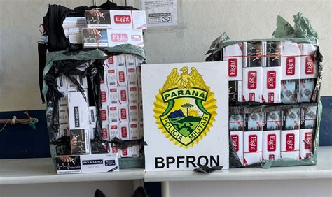 Bpfron Apreende Cigarros Contrabandeados Em ônibus Em Cascavel Cgn