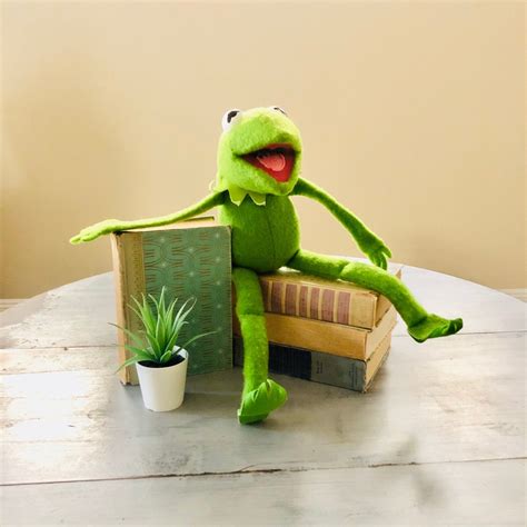 Vintage 1970's Kermit the Frog Plush Vintage Fisher-prince Kermit the ...