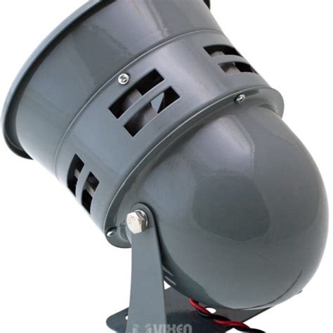 Vixen Horns Vxs4006 Motor Driven Electric Siren Gray Vixen Horns