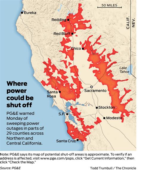 Detailed map showing the current power outage in riverside area 22