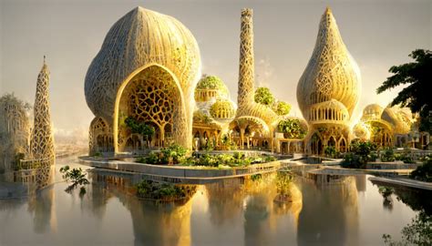 Babylon Shrine, Baghdad, Iraq Concept De|Futuristic