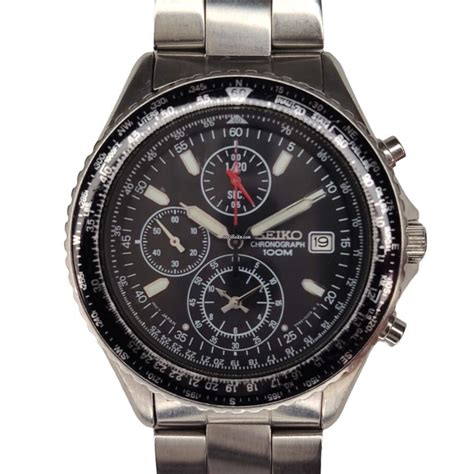 Seiko Flightmaster Quartz Chronograph T Cf Circa For For