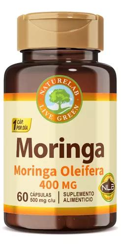 Moringa Oleifera 60 Cápsulas De 400mg Naturelab Sabor Sin sabor