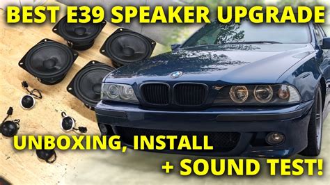 Best E39 Speaker Upgrade Bavsound Stage 1 Kit Unboxing Install