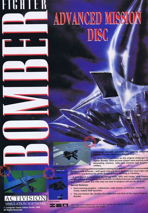 Atari ST Fighter Bomber Advanced Mission Disc : scans, dump, download ...