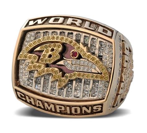 2000 Marvis Nash Baltimore Ravens Super Bowl Championship Ring