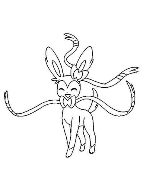 Dibujos De Pokemon Sylveon Para Colorear Para Colorear Pintar E