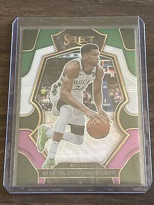 Panini Select Giannis Antetokounmpo Premier Level Tri Color