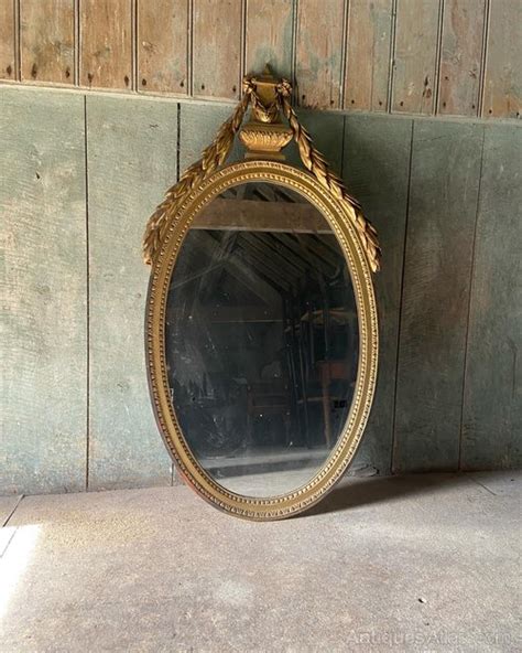 Antiques Atlas Carved And Gilded Oval Mirror